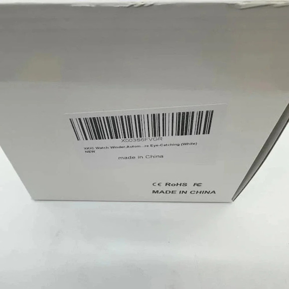 NEW XKIC Automatic Watch Winder Box Craft for Single Watch YBQ01 White - Picture 4 of 5